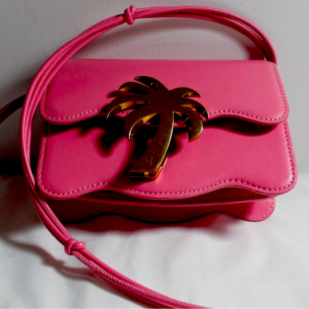 Palm Angels Palm Beach Crossbody Shoulder Bag Pink